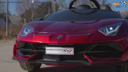 KIDS Ride on 12V LAMBORGHINI AVENTADOR ELECTRIC CAR WITH REMOTE CONTROL