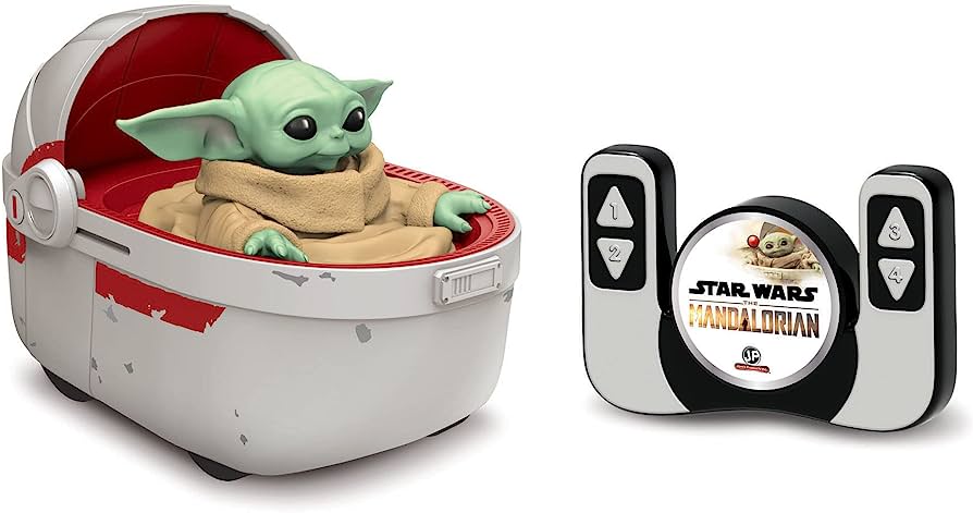 Star Wars Grogu and hover pram