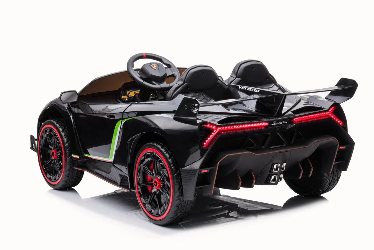 24V 4x4 LAMBORGHINI VENENO 2 SEATER RIDE ON CAR WITH REMOTE CONTROL