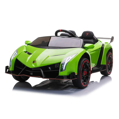 24V 4x4 LAMBORGHINI VENENO 2 SEATER RIDE ON CAR WITH REMOTE CONTROL