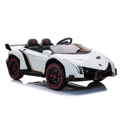 24V 4x4 LAMBORGHINI VENENO 2 SEATER RIDE ON CAR WITH REMOTE CONTROL